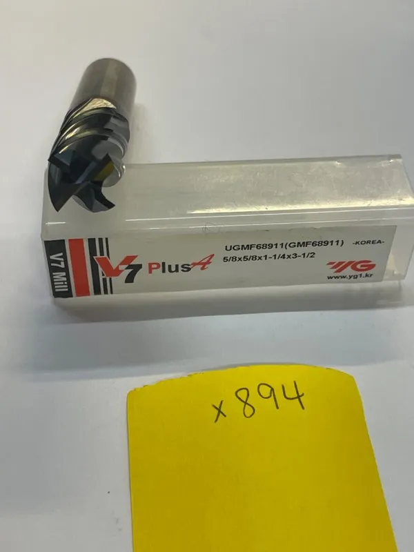 Режущий инструмент 5/8" 4-Flute Multiple Helix Tialn Carbide End Mill, V7 Plus A — фото лота 1