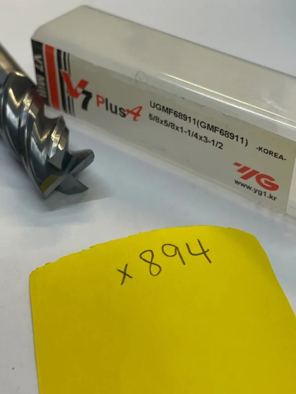 Режущий инструмент 5/8" 4-Flute Multiple Helix Tialn Carbide End Mill, V7 Plus A — фото лота 2