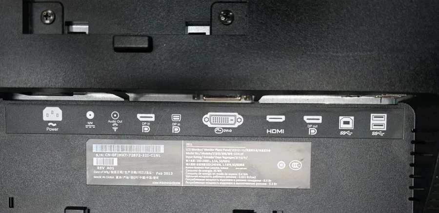 Монитор Dell UltraSharp U2413F 24" 1920x1200 IPS LED LCD Monitor DP HDMI DVI *GR — фото лота 2