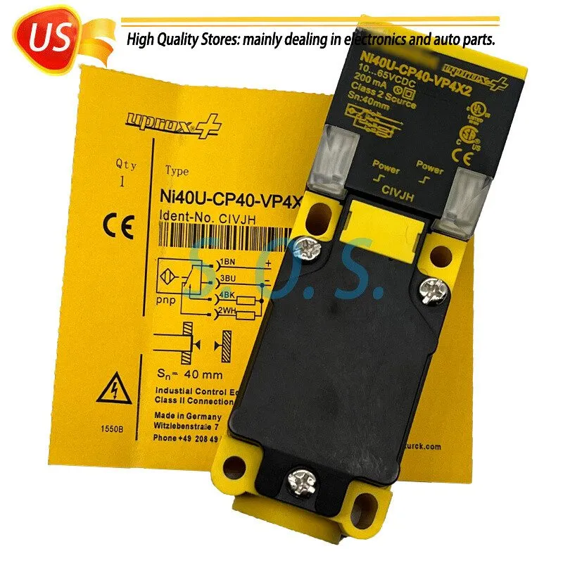 Датчик приближения TURCK NI40U-CP40-VP4X2 PROXIMITY SWITCH SENSOR 10-65VDC UNMP