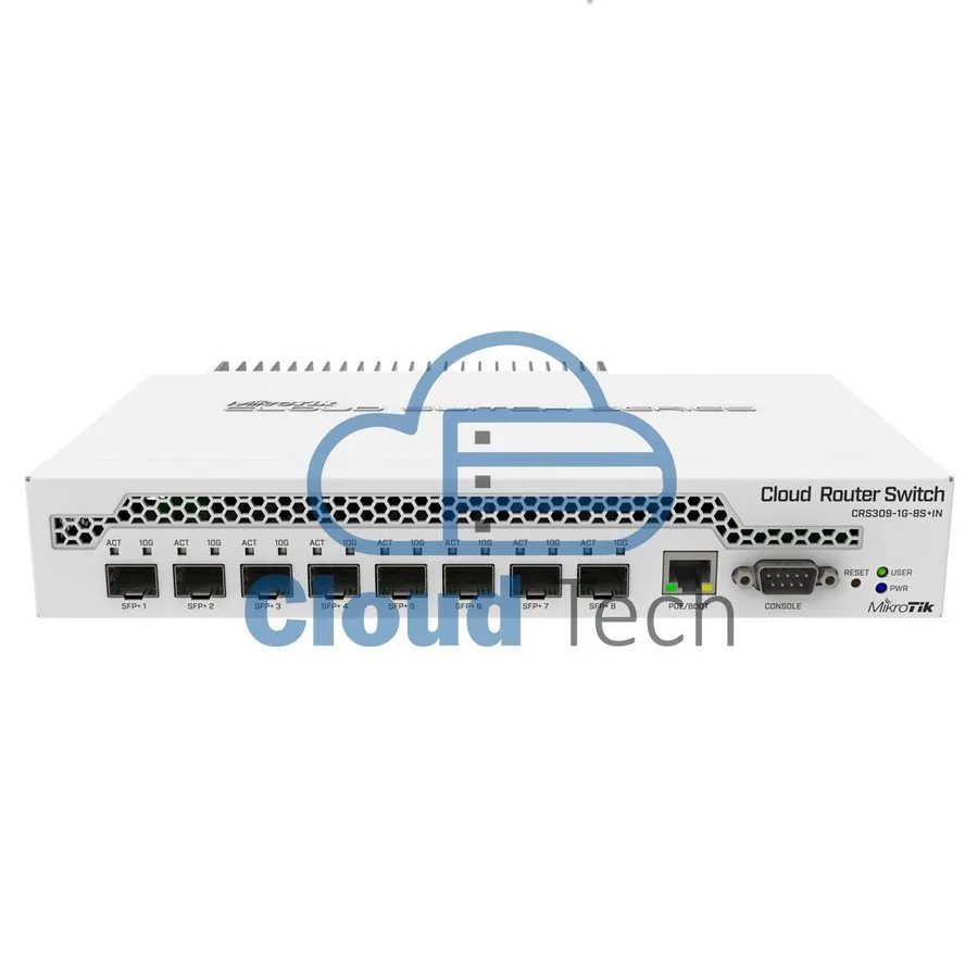Коммутатор MikroTik CRS309-1G-8S+IN 9 Port Desktop Switch 1 Gigabit Ethernet 8 S