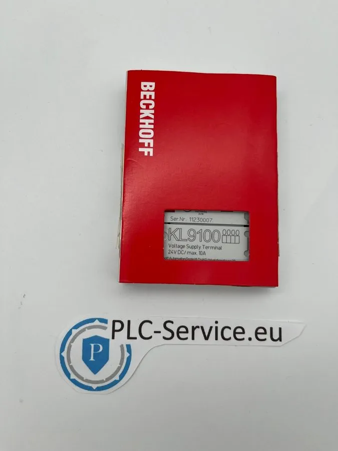 Модуль ввода-вывода Beckhoff KL9100 Voltage Supply Terminal, 24V DC 10A