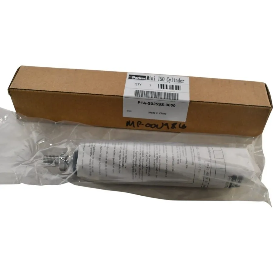 Пневмоцилиндр PARKER PNEUMATIC Mini ISO CYLINDER P1A-S025SS-0050 MADE IN SWEDEN