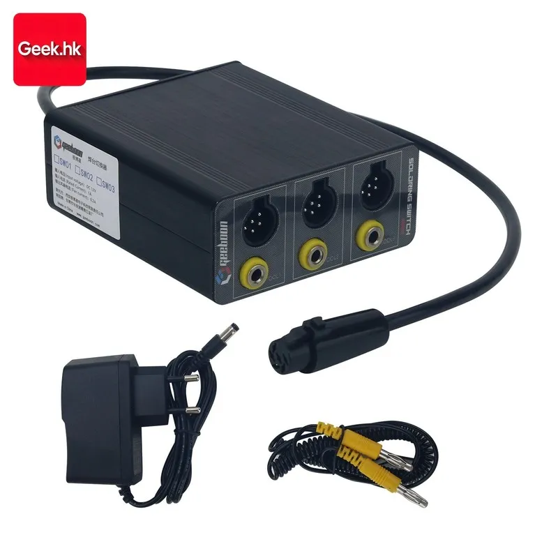 Паяльная станция SW03 (TA305/TC22/JBC) Soldering Station 3Channel Switcher 3 Sta
