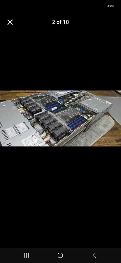 Сервер SUPERMICRO 1029U-TN10RT 1U 2X XEON SCALABLE 10X2.5IN NVME SERVER