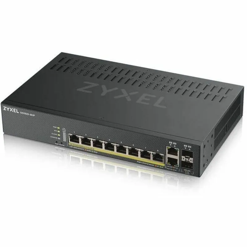 Коммутатор Zyxel GS1920-8HPv2 8-Port Gigabit Smart Nebula Cloud Managed PoE Swit