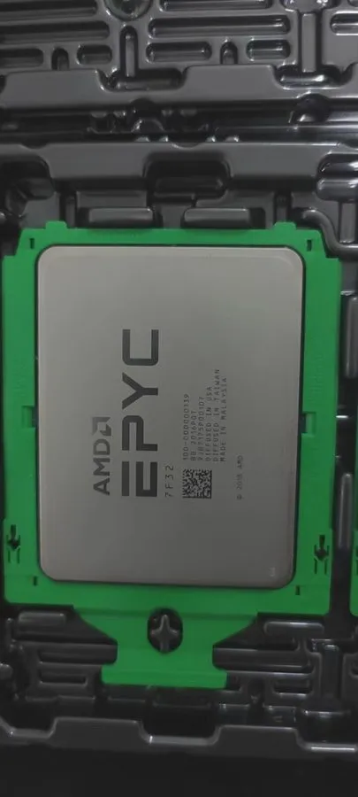 Процессор H12SSL-i AMD epyc 7f32+Supermicro 8 cores 16 threads 3.7ghz up to 3.9g