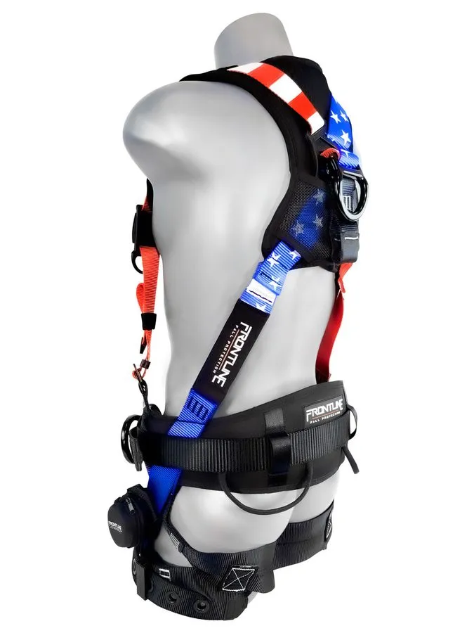 Жгут проводов Frontline 110CTB-AM Combat™ Lite American Flag Full Body Harness a — фото лота 2