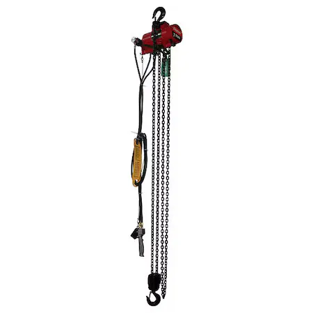 Таль DAYTON 816YJ0 Air Chain Hoist,Cap. 2,000 lb,15 ft