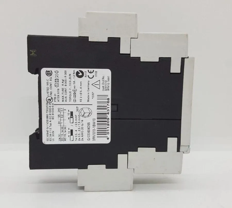 Реле защиты SIEMENS 3RN1013-1BW10 Motor Protection Relay