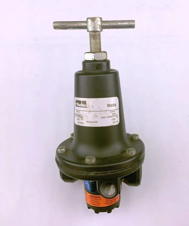 Регулятор давления Parker Watts Pneumatic Regulator R119-02C Size 1/4 Max 300 PS