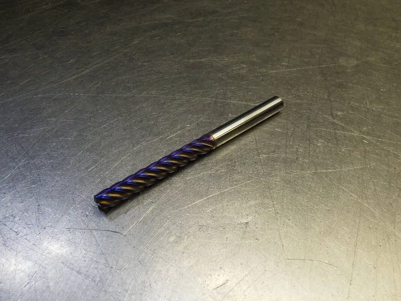 Режущий инструмент Nachi 1/4" 5 Flute Carbide Cr Endmill 1/4" Shank .06" R 41000