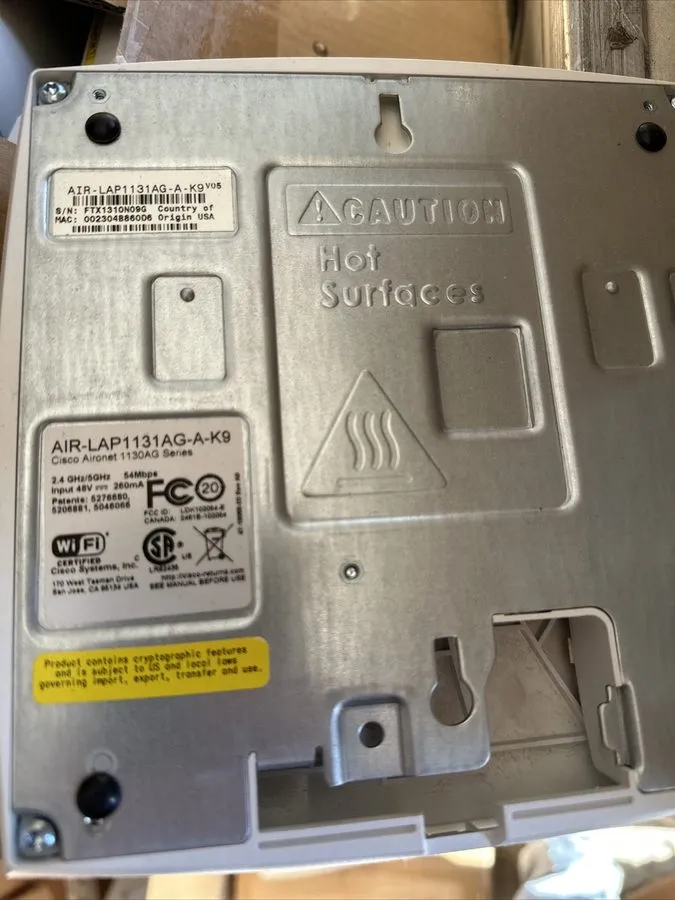 Точка доступа Wi-Fi Cisco AIR-LAP1131AG-A-K9 Aironet Wireless Access Point #1130
