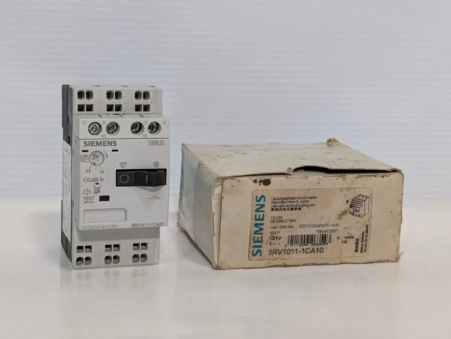 Автоматический выключатель Siemens 3RV1011-1CA20 Motor Protection Circuit Breake