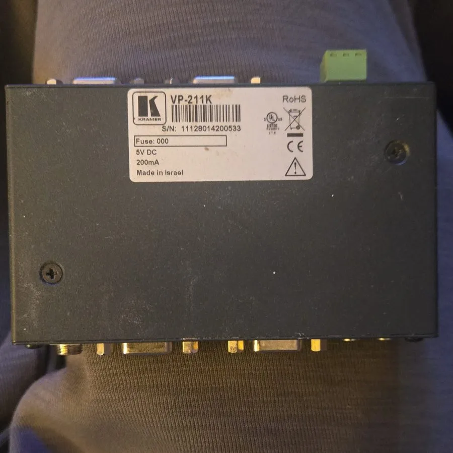 Видеокоммутатор Kramer 2x1 VGA / XGA switch / automatic UXGA / audio switcher VP