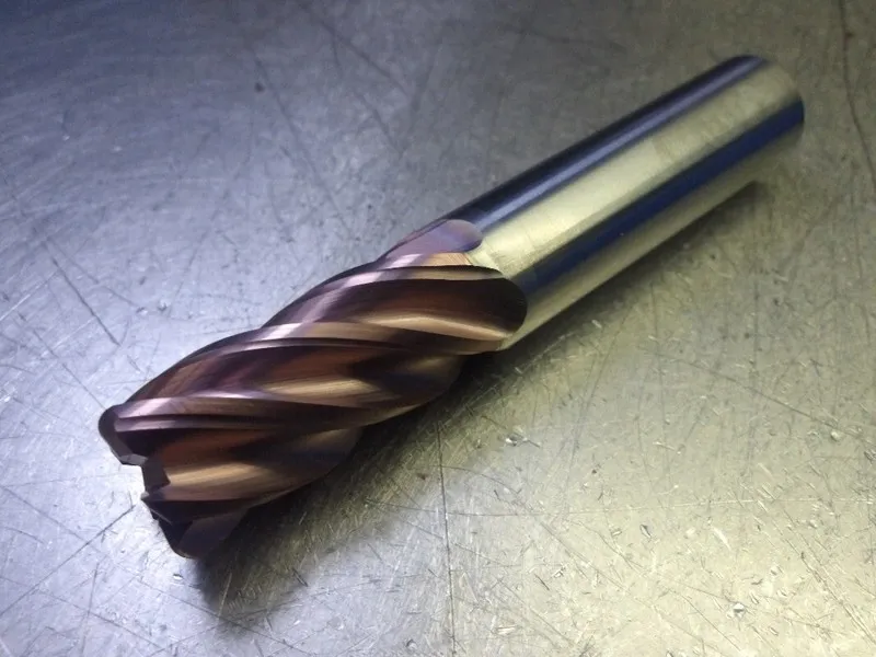 Режущий инструмент SGS 5/8" 5 Flute Carbide CR Endmill 5/8" Shank .09" R 37078 (