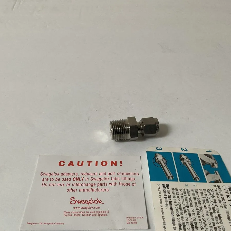 Фитинг Swagelok SS-400-1-6 Stainless Steel Swagelok Tube Fitting FNSP — фото лота 1