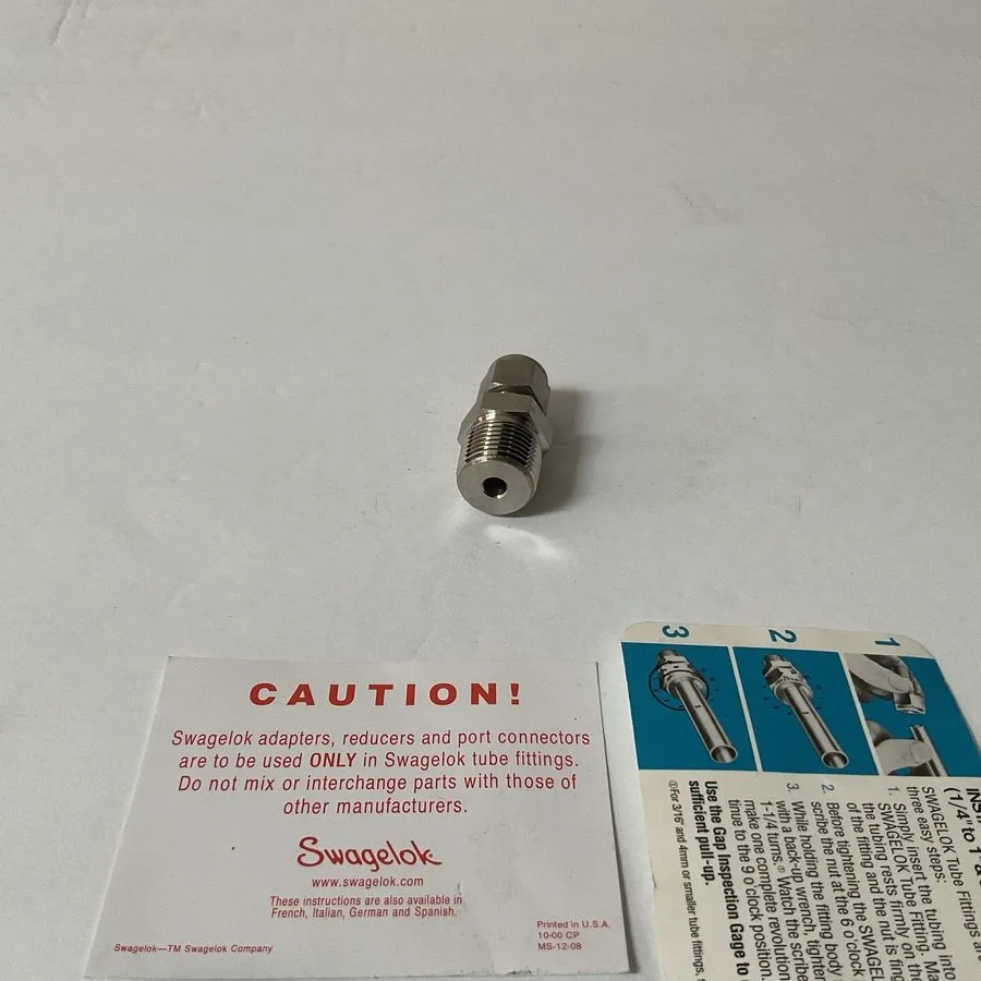 Фитинг Swagelok SS-400-1-6 Stainless Steel Swagelok Tube Fitting FNSP — фото лота 2