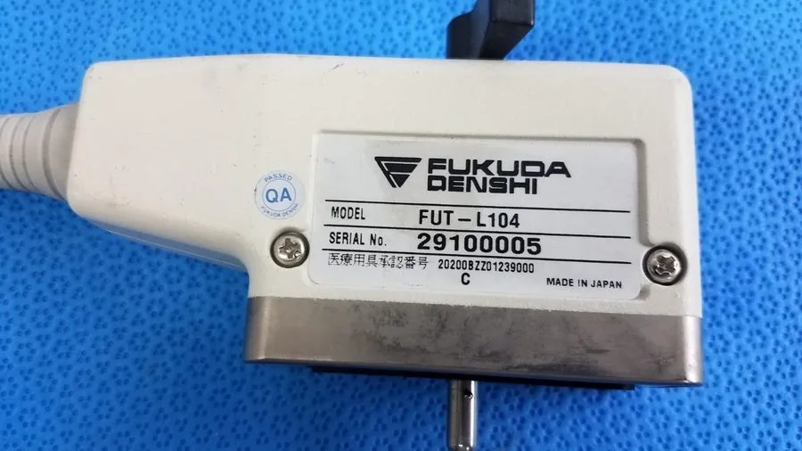 УЗИ-датчик Fukuda Denshi FUT-L104 Linear 5MHz Ultrasound Transducer — фото лота 1