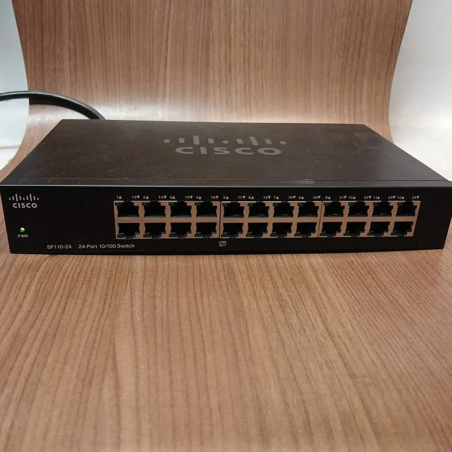 Коммутатор Cisco SF110-24 24-Port 10/100 Desktop Rack-Mountable Switch network h