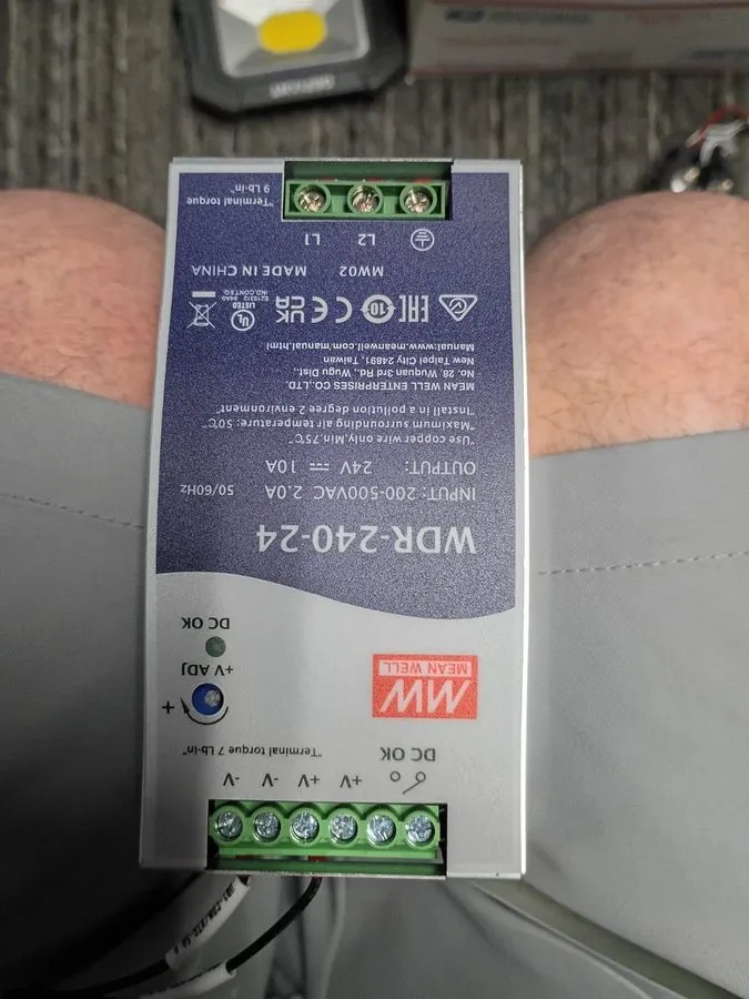 Блок питания MEAN WELL WDR-240-24 240W 24V 10A DIN Rail Industrial Power Supply