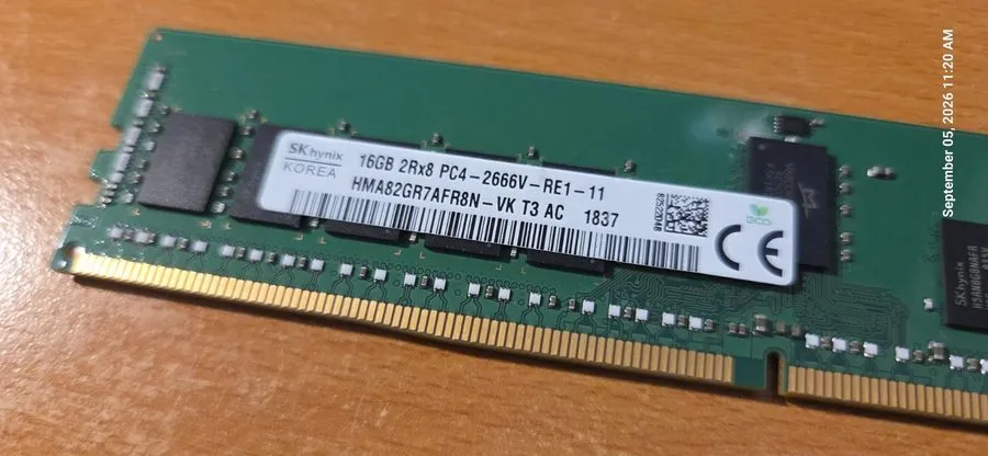 Модуль памяти VI [SKHynix] HMA82GR7AFR8N-VK T3 / 16GB 2Rx8 PC4-2666V-RE1