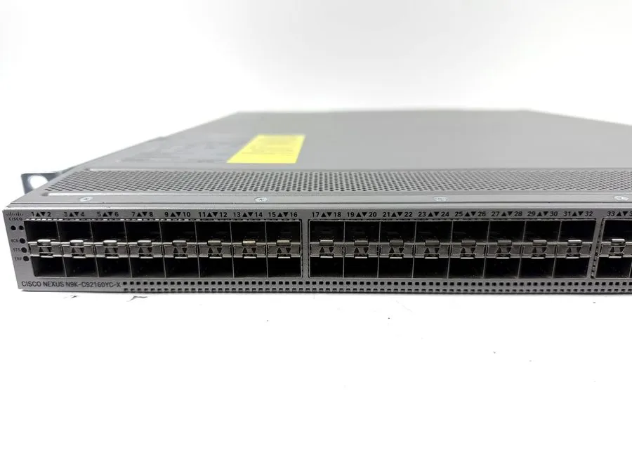 Коммутатор Cisco Nexus 9200 N9K-C92160YC-X 48p 1/10G/25G SFP+ 4p 100G QSFP28
