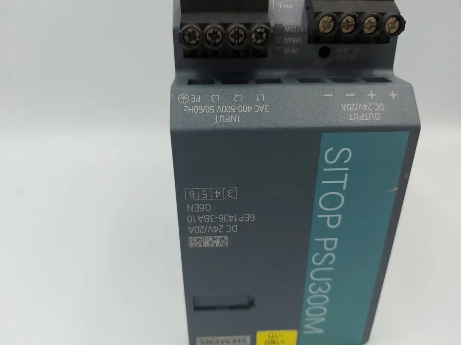 Блок питания Siemens SITOP psu300m Power Supply 6EP1436-3BA10 24VDC @ 20AMP
