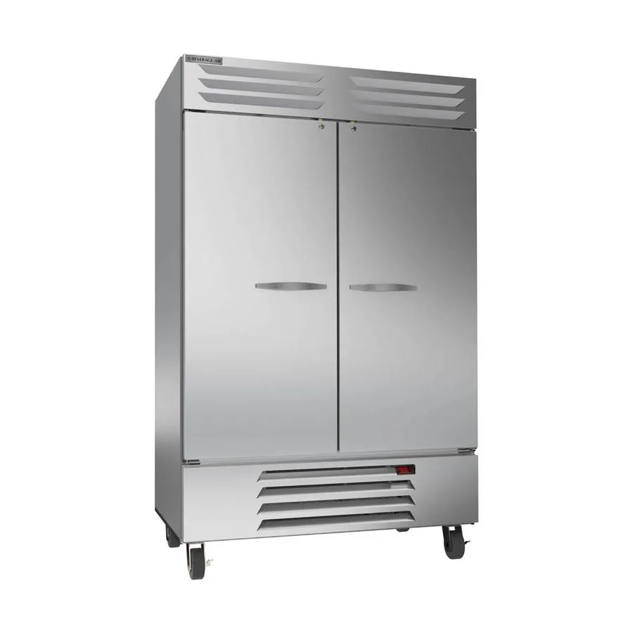 Холодильный шкаф Beverage Air RB49HC-1S 52" Two-Section Reach-In Refrigerator w/ — фото лота 1