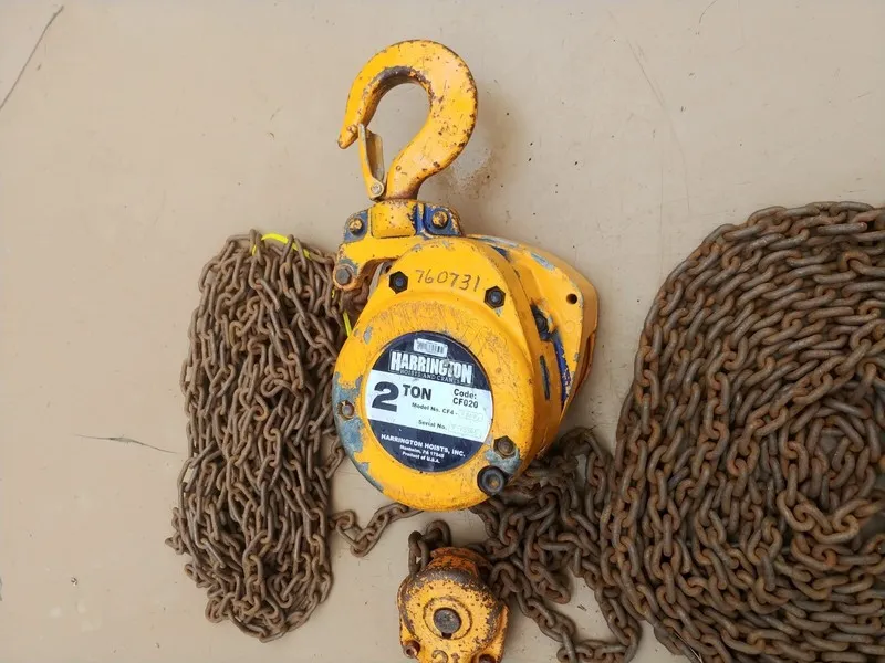 Таль Harrington 2 Ton Chain Hoist 20 Ft Lift CF020-20 — фото лота 2