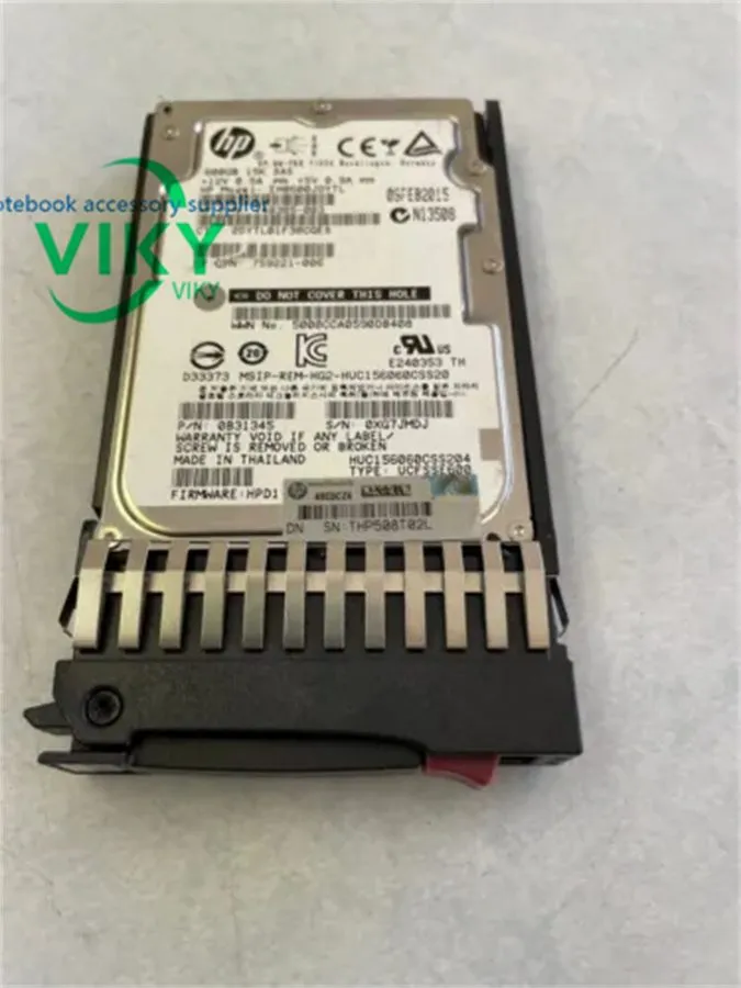 Жёсткий диск 785103-B21 785409-001 HP 600GB 12G 15K 2.5" SAS Hard Drive HDD