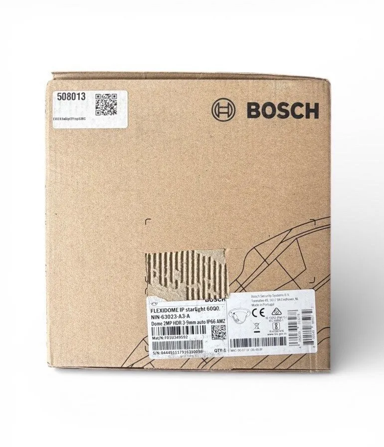 Камера Bosch NIN-63023-A3-A Flexidome IP Starlight 6000 Dome 2MP HDR Security Ca