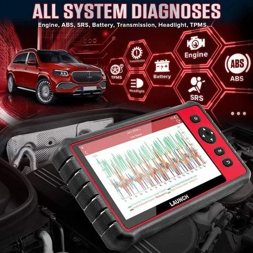 Диагностический сканер LAUNCH CRP909 Full System OBD2 Scanner Diagnostic Tool Ke