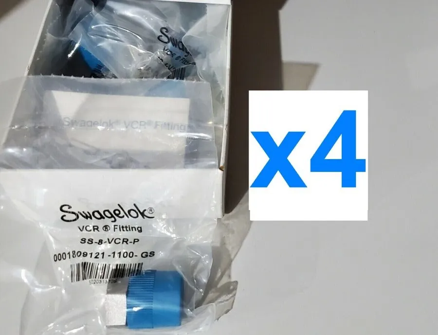 Фитинг Swagelok SS-8-VCR-P 316 Stainless Steel VCR Face Seal Fitting FNSP