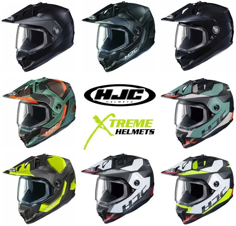Сервер HJC DS-X1 Snow Helmet Dual Sport Snowmobile Full Face Pinlock y DOT XS-2X