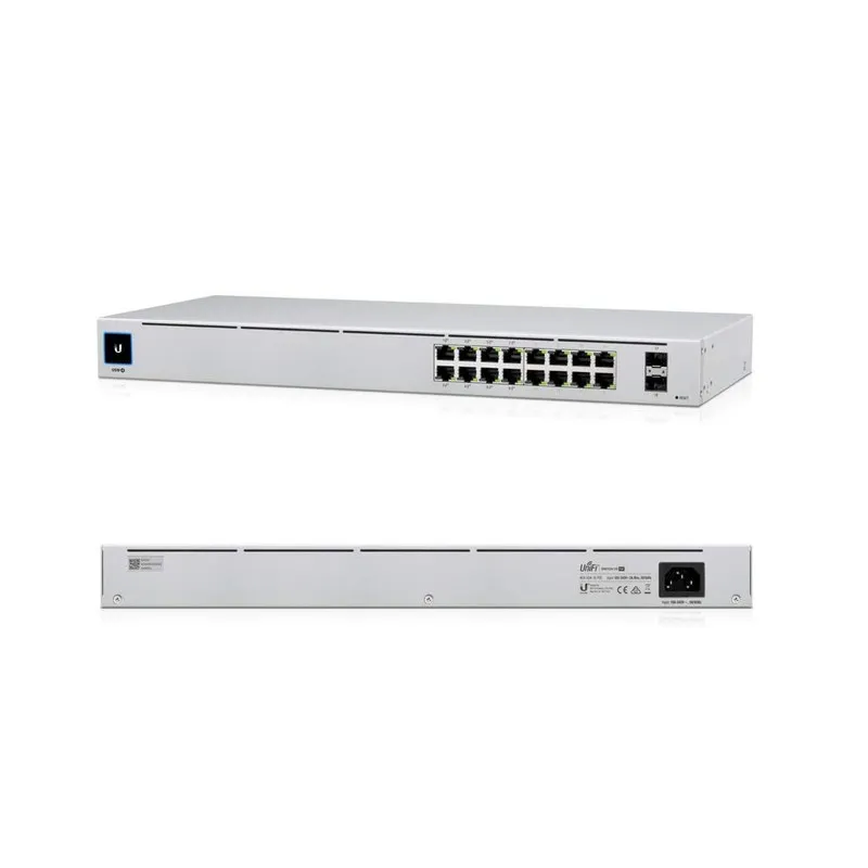Коммутатор Ubiquiti UniFi USW-16-PoE 16-Port Gigabit PoE Fully Managed Rackmount