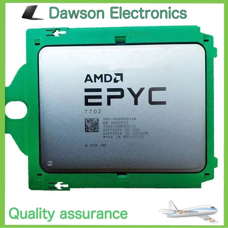 Процессор AMD epyc 7702 2ghz -3.35ghz 64 core 128 lines interface sp3-cpu