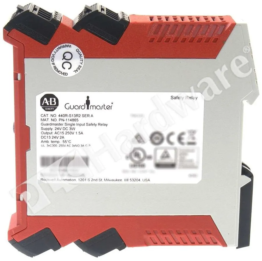 Реле безопасности Allen Bradley 440R-S13R2 Guardmaster Single Input Safety Relay