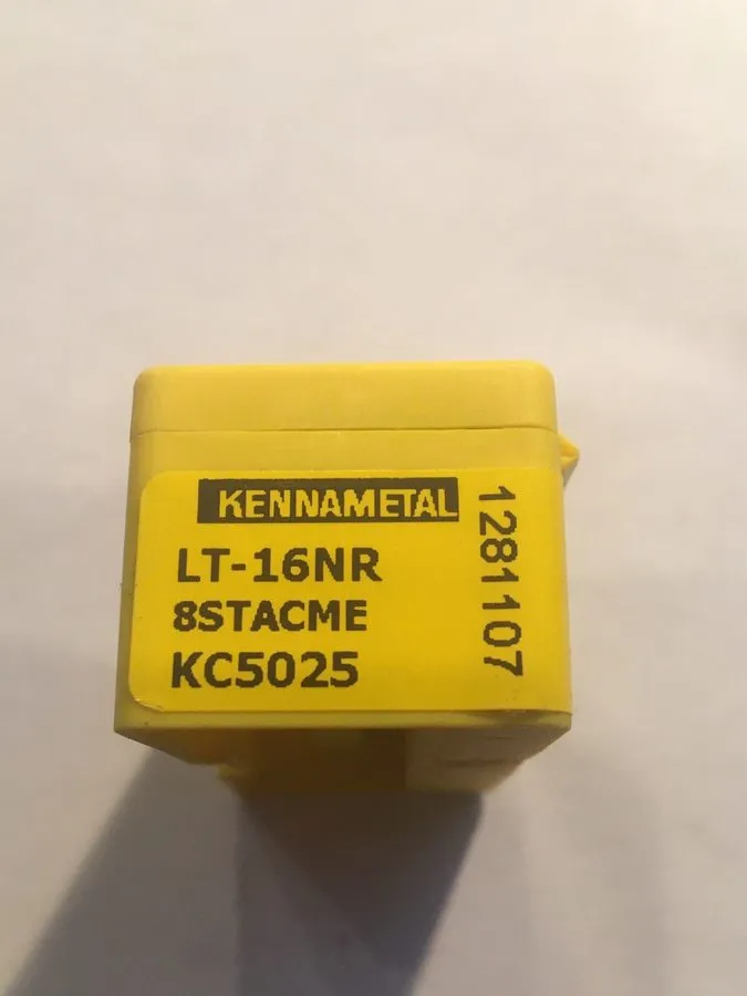 Режущий инструмент Kennametal LT-16NR 10RD KC5025 Carbide Insert Threading — фото лота 2