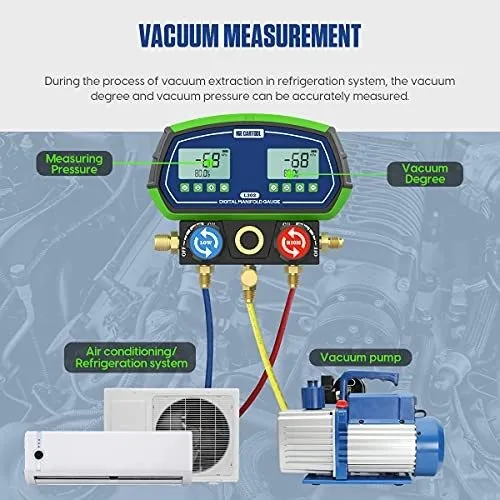 Манометрический коллектор Imperial 2-Valve HVAC Refrigerant Manifold Gauge Set w — фото лота 2