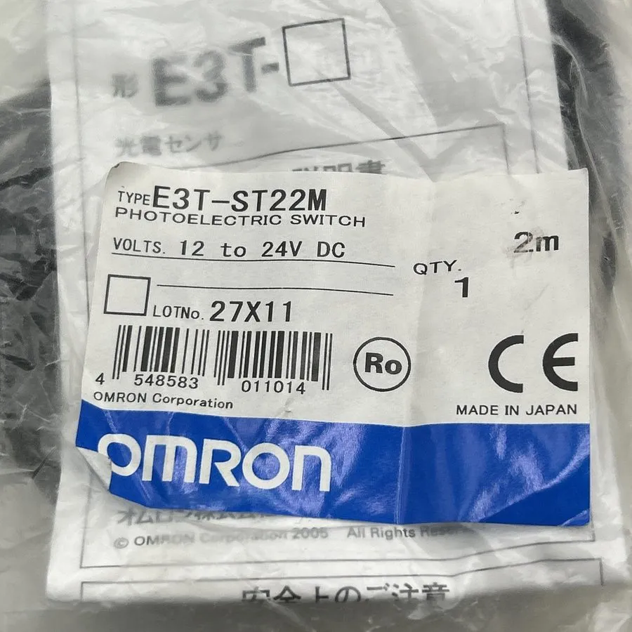 Фотоэлектрический датчик OMRON photoelectric sensor E3T-ST22M 2M — фото лота 1
