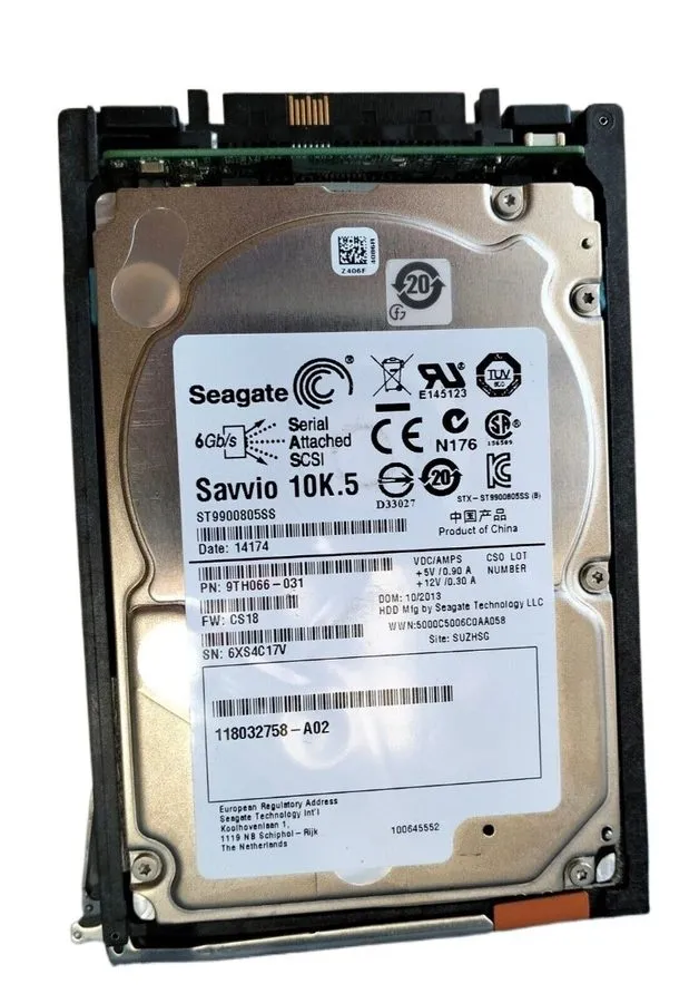 Жёсткий диск EMC 005050349 900GB 10K 6Gbps 2.5" SAS HDD VX-2S10-900 V4-2S10-900 