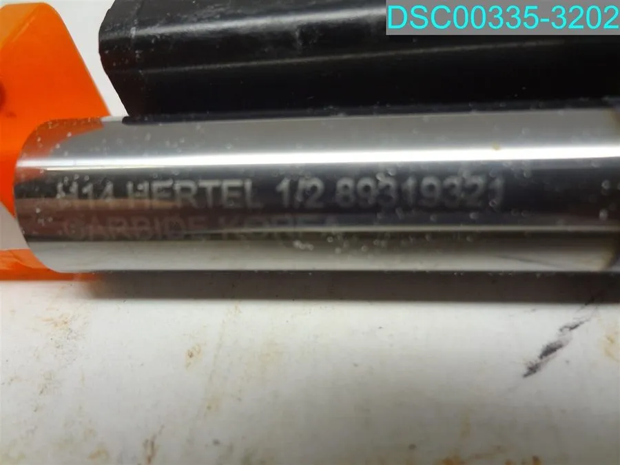 Режущий инструмент HERTEL Square End Mill 1/2? Dia, 5/8? LOC, 4 Flutes Solid Car — фото лота 2