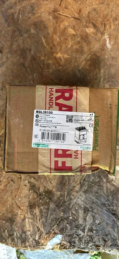 Автоматический выключатель Square D BGL36100 Circuit Breaker Power Pact 3P 100A  — фото лота 1