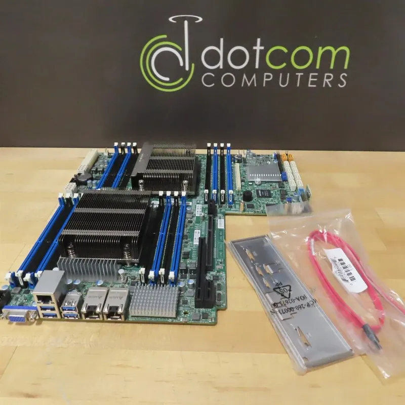 Сервер HomeAi Supermicro X10DRW-iT 2x LGA2011 Xeon 2660 V4 1U Nvidia P4 64GB DDR