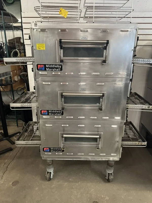 Конвейер 2017 Middleby Marshall PS536GS Triple Deck Conveyor Pizza Oven- 20" Bel — фото лота 1