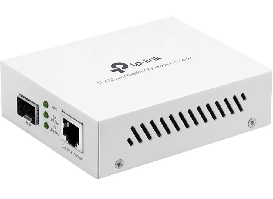 Медиаконвертер TP-Link TL-MC200 Gigabit Fiber Media Converter SFP to RJ45