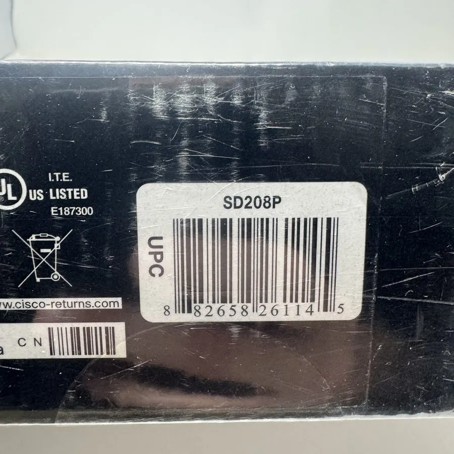 Коммутатор Cisco Small Business SD208P 8-Port RJ-45 10/100 Switch with PoE — фото лота 2