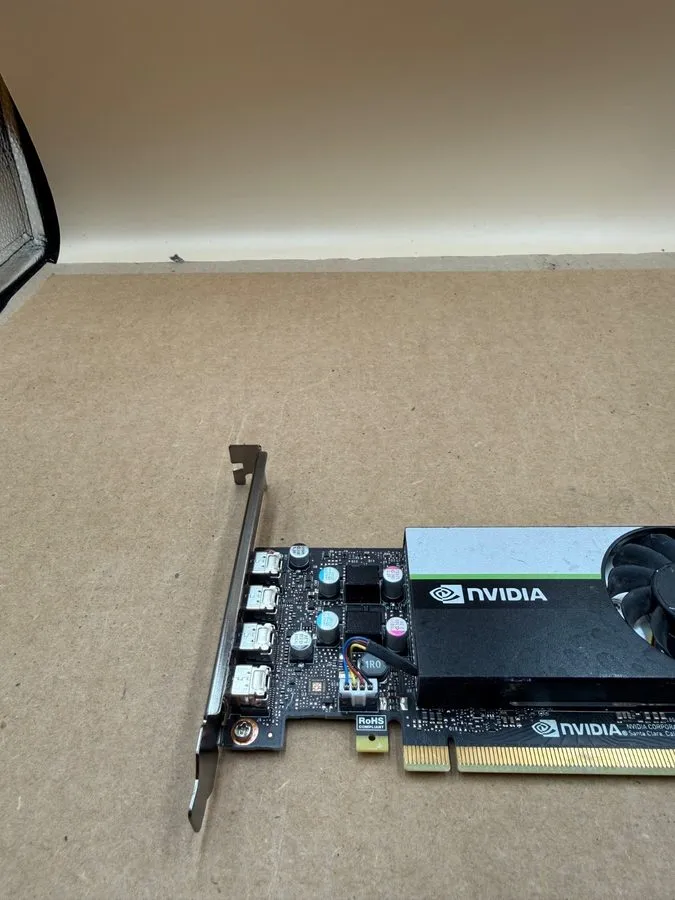 Оборудование видеонаблюдения Dell NVIDIA T1000 4GB GDDR6 4x Mini DisplayPort PCI — фото лота 2