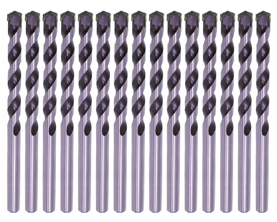 Режущий инструмент Concrete Masonry Drill Bit Set / Carbide Tip Black White Dril — фото лота 1